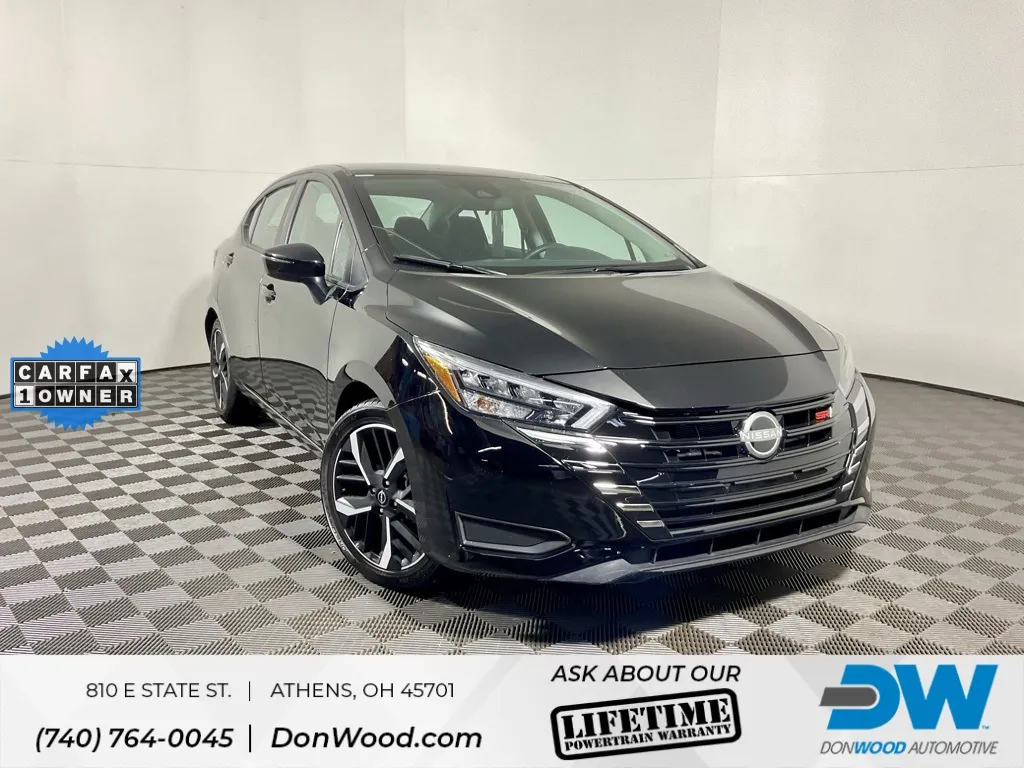 Black 2025 Nissan Versa 1.6 SR for sale in Athens, OH