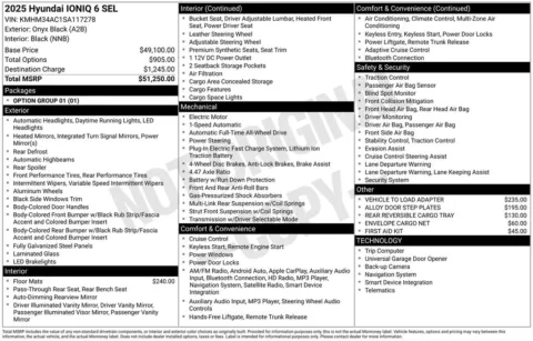 Another view of 2025 Hyundai IONIQ 6 SEL for sale in Athens, OH at Don Wood Hyundai