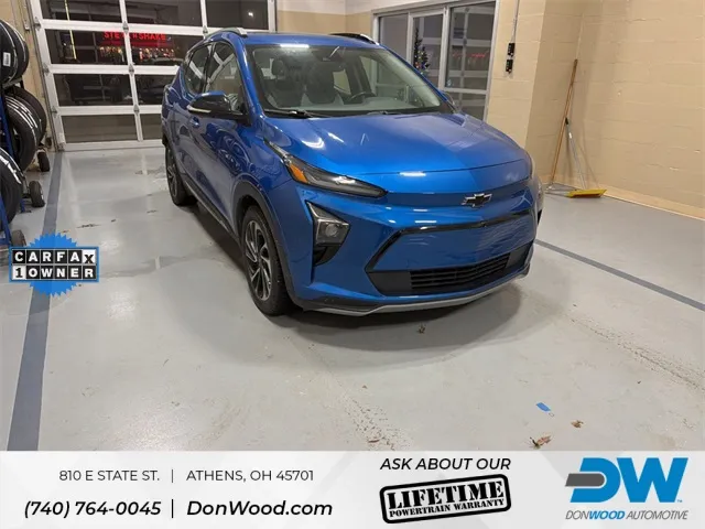Blue 2023 Chevrolet Bolt EUV Premier for sale in Athens, OH