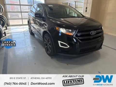 Black 2017 Ford Edge Sport for sale in Athens, OH