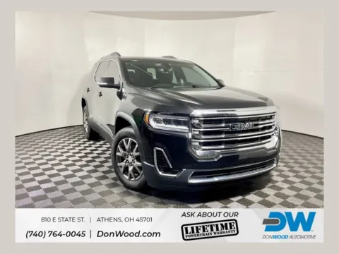 Black 2020 GMC Acadia SLT for sale in Athens, OH