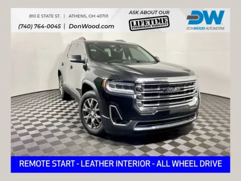 Black 2020 GMC Acadia SLT for sale in Athens, OH