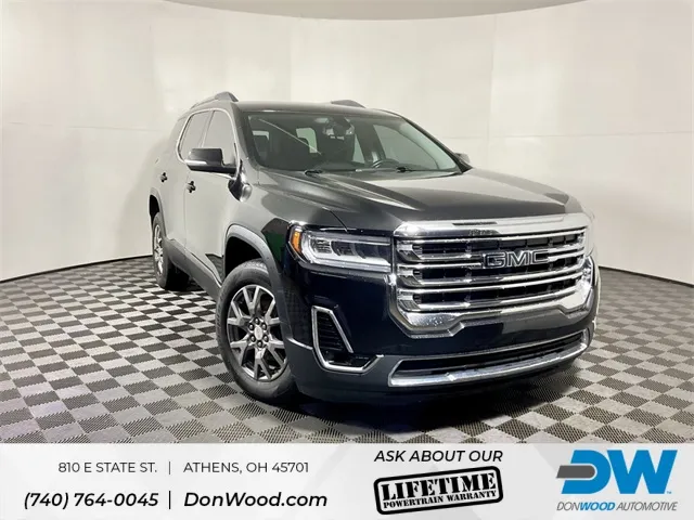 Black 2020 GMC Acadia SLT for sale in Athens, OH