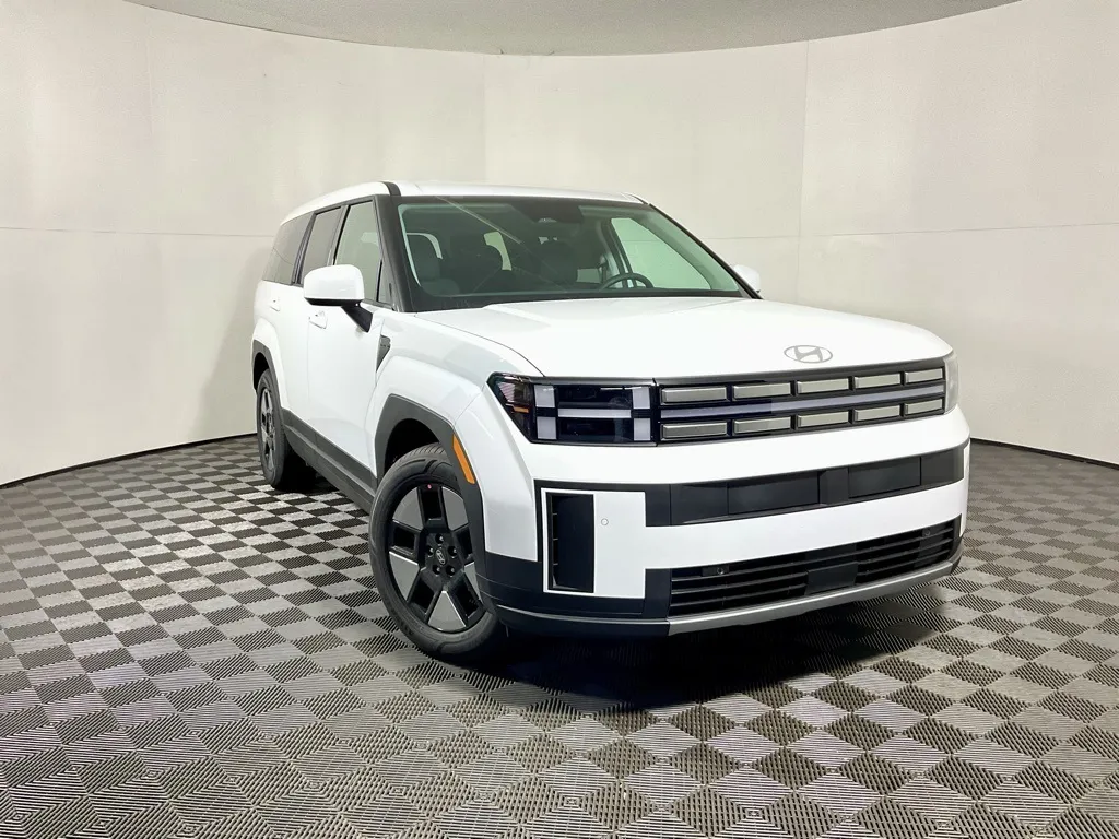 White 2026 Hyundai Santa Fe Hybrid SE for sale in Athens, OH