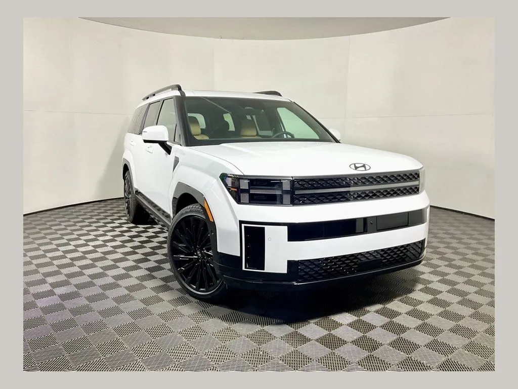 White 2026 Hyundai Santa Fe Calligraphy for sale in Athens, OH