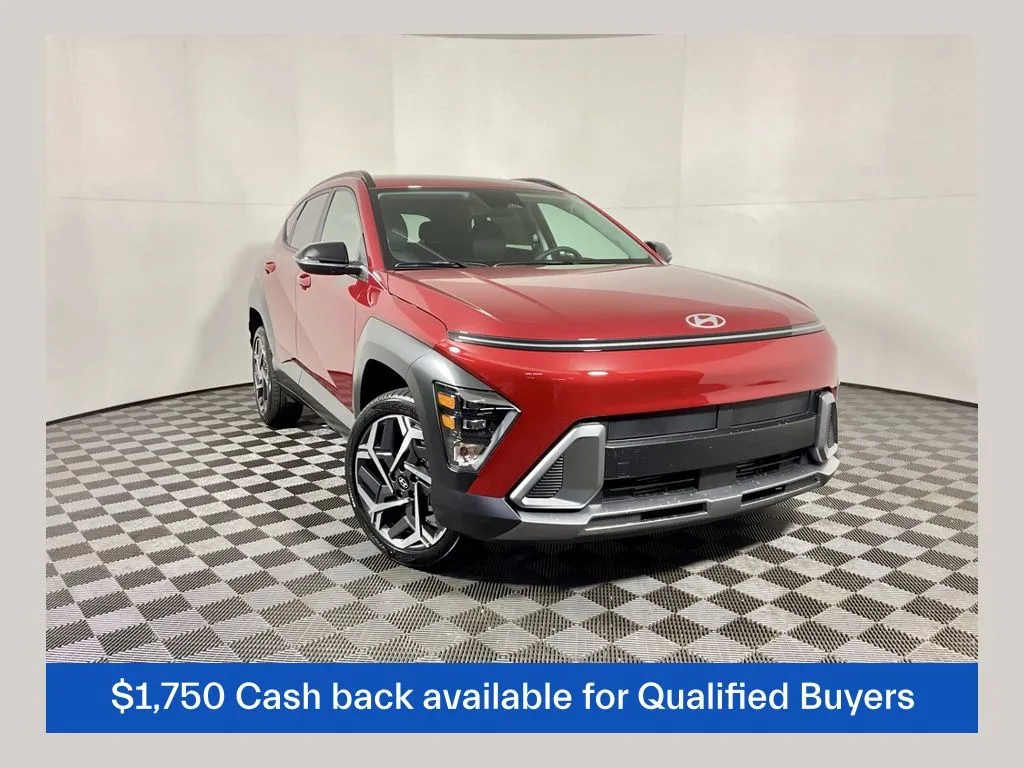Red 2026 Hyundai Kona SEL Premium for sale in Athens, OH
