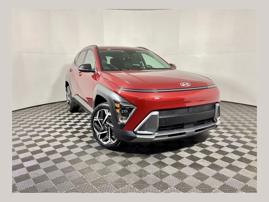 Red 2026 Hyundai Kona SEL Premium for sale in Athens, OH