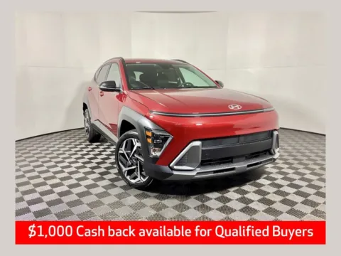 Red 2026 Hyundai Kona SEL Premium for sale in Athens, OH