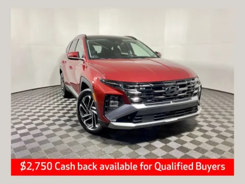 Red 2026 Hyundai Tucson Hybrid Limited for sale in Athens, OH