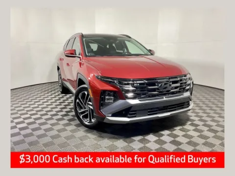 Red 2026 Hyundai Tucson Hybrid Limited for sale in Athens, OH