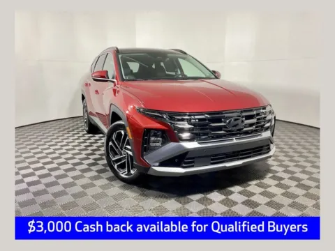 Red 2026 Hyundai Tucson Hybrid Limited for sale in Athens, OH