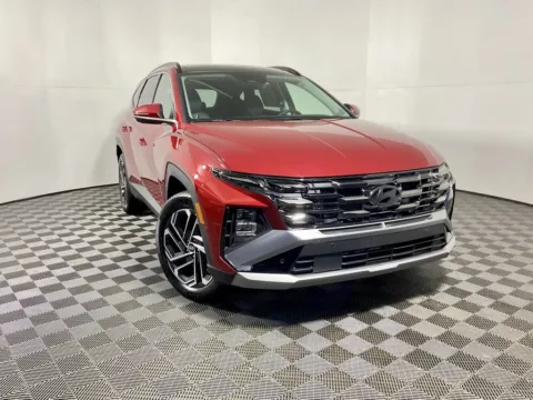 Red 2026 Hyundai Tucson Hybrid Limited for sale in Athens, OH