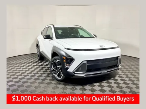 White 2026 Hyundai Kona SEL Premium for sale in Athens, OH