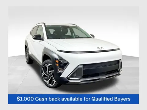 White 2026 Hyundai Kona SEL Premium for sale in Athens, OH