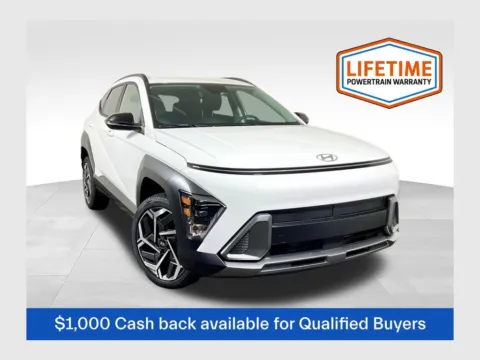 White 2026 Hyundai Kona SEL Premium for sale in Athens, OH