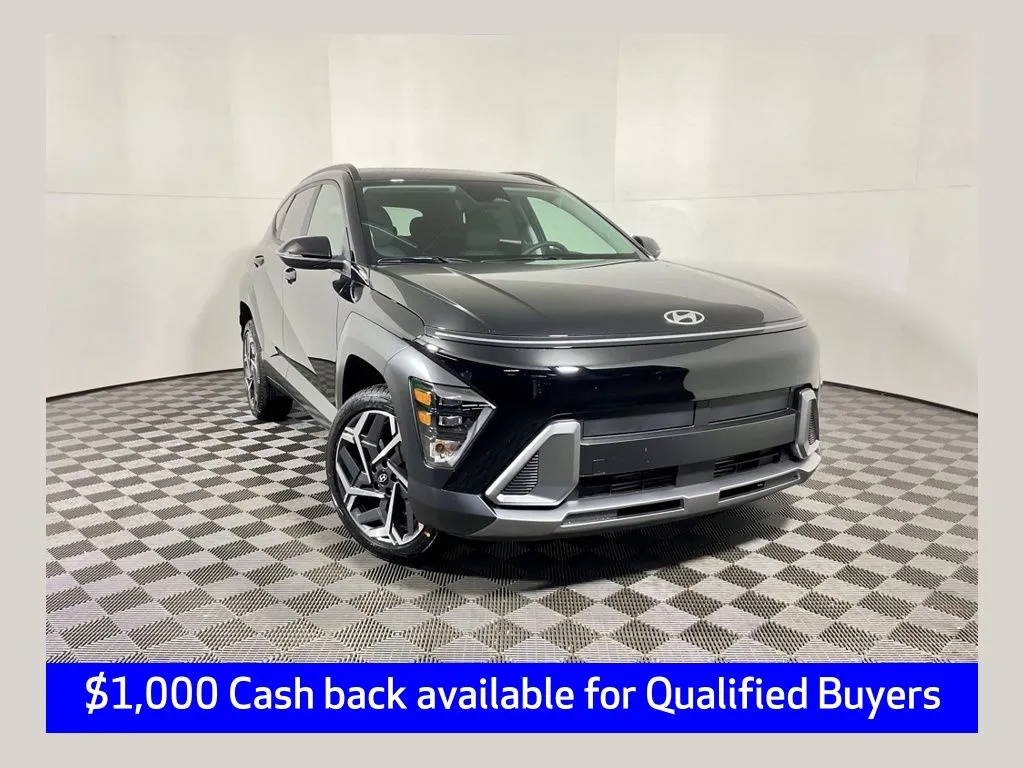 Black 2026 Hyundai Kona SEL Premium for sale in Athens, OH