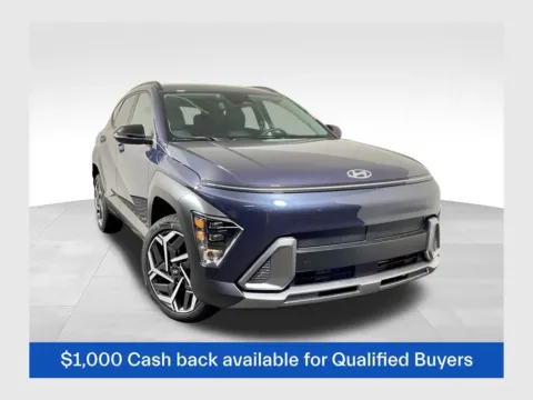Blue 2026 Hyundai Kona SEL Premium for sale in Athens, OH