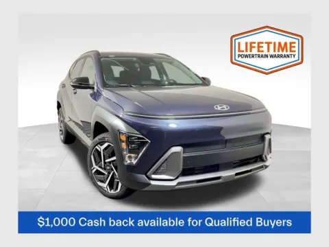 Blue 2026 Hyundai Kona SEL Premium for sale in Athens, OH