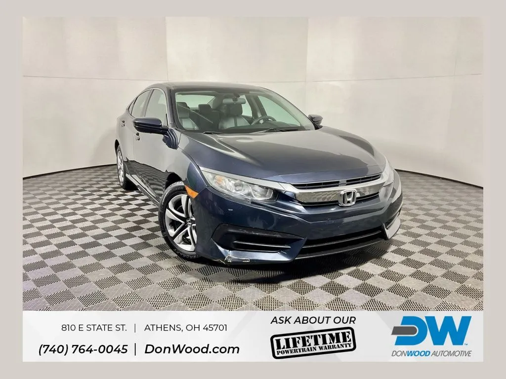 Used 2016 Honda Civic LX for sale in Athens, OH at Don Wood Automotive ...