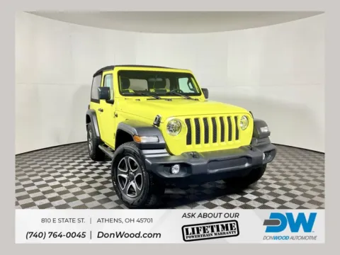 Yellow 2023 Jeep Wrangler Sport S for sale in Athens, OH