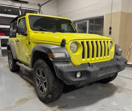 Yellow 2023 Jeep Wrangler Sport S for sale in Athens, OH