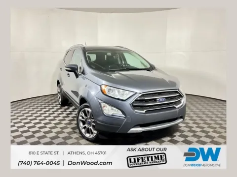 Gray 2021 Ford EcoSport Titanium for sale in Athens, OH