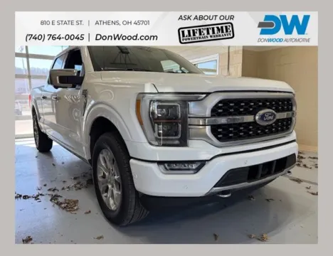 White 2021 Ford F-150 Platinum for sale in Athens, OH