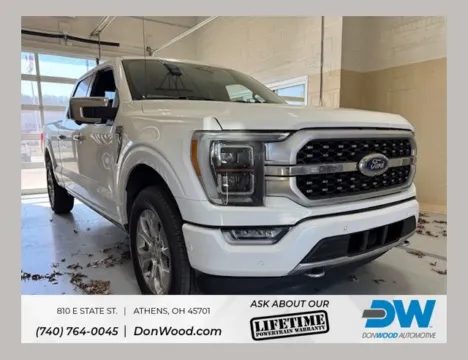 White 2021 Ford F-150 Platinum for sale in Athens, OH