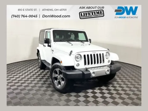 White 2018 Jeep Wrangler JK Sahara for sale in Athens, OH
