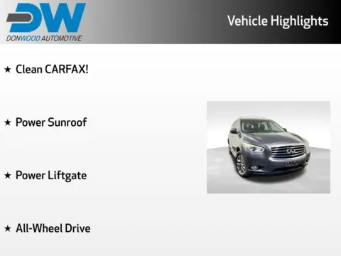 Another view of 2013 INFINITI JX35 AWD for sale in Athens, OH at Don Wood Hyundai