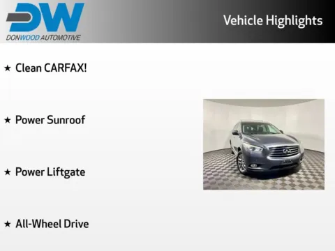 Another view of 2013 INFINITI JX35 AWD for sale in Athens, OH at Don Wood Hyundai