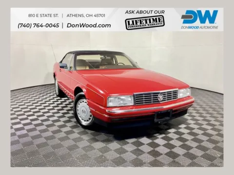 Red 1988 Cadillac Allante for sale in Athens, OH