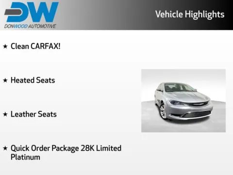 Another view of 2017 Chrysler 200 Limited for sale in Athens, OH at Don Wood Hyundai