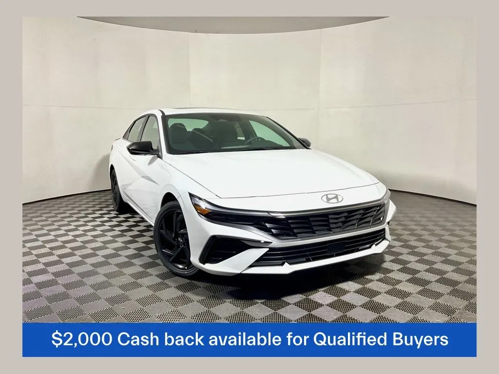 White 2026 Hyundai Elantra SEL Sport for sale in Athens, OH