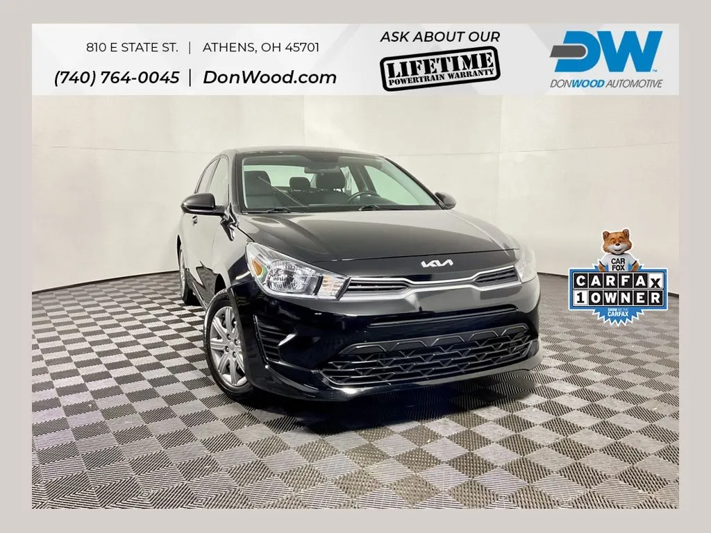 Black 2022 Kia Rio S for sale in Athens, OH