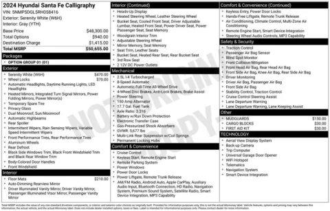 Another view of 2024 Hyundai Santa Fe Calligraphy for sale in Athens, OH at Don Wood Hyundai