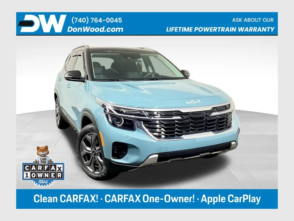 Blue 2024 Kia Seltos S for sale in Athens, OH