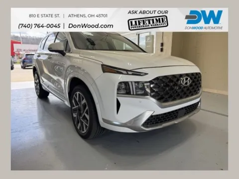White 2022 Hyundai Santa Fe Calligraphy for sale in Athens, OH