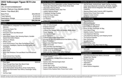 Another view of 2022 Volkswagen Tiguan 2.0T SE R-Line Black for sale in Athens, OH at Don Wood Hyundai