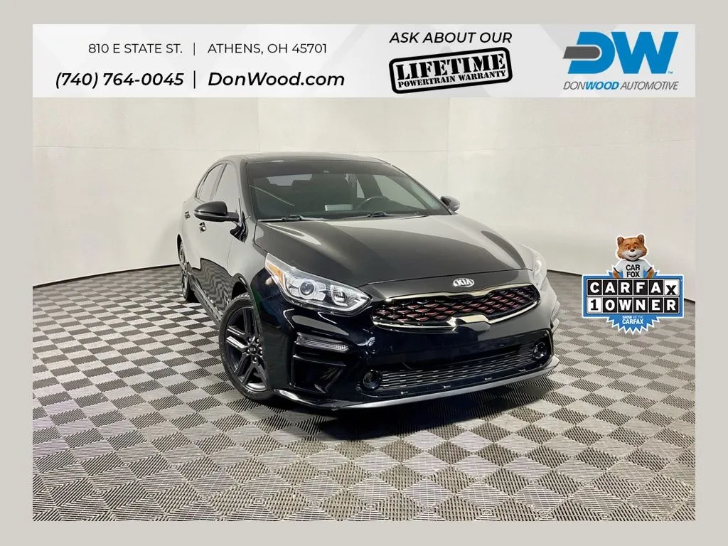 Black 2021 Kia Forte GT-Line for sale in Athens, OH