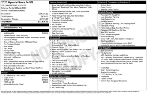 More photos of 2020 Hyundai Santa Fe SEL at Don Wood Hyundai, OH