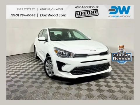 White 2023 Kia Rio LX for sale in Athens, OH