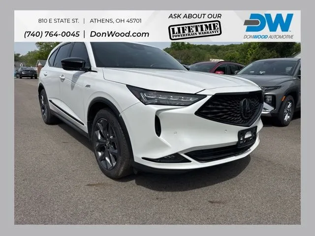 White 2023 Acura MDX A-Spec for sale in Athens, OH