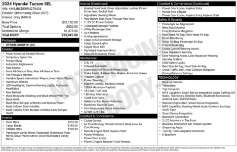 More photos of 2024 Hyundai Tucson SEL at Don Wood Hyundai, OH