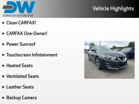 Another view of 2017 Nissan Maxima Platinum for sale in Athens, OH at Don Wood Hyundai