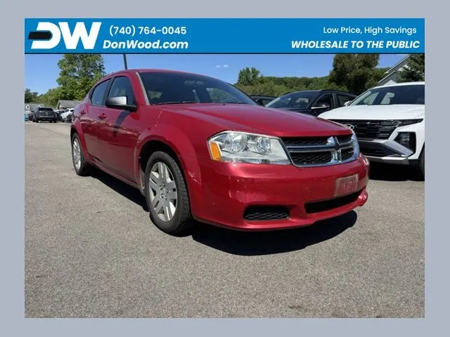 Red 2013 Dodge Avenger SE for sale in Athens, OH