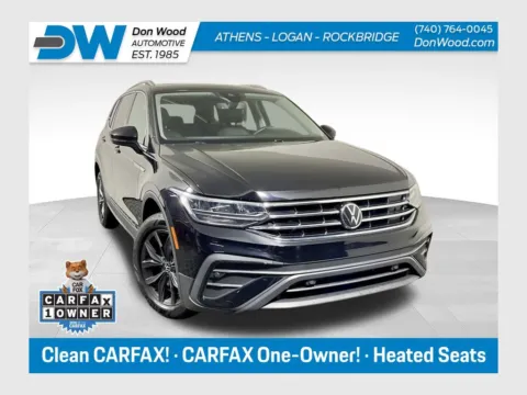 Black 2022 Volkswagen Tiguan 2.0T SE for sale in Athens, OH