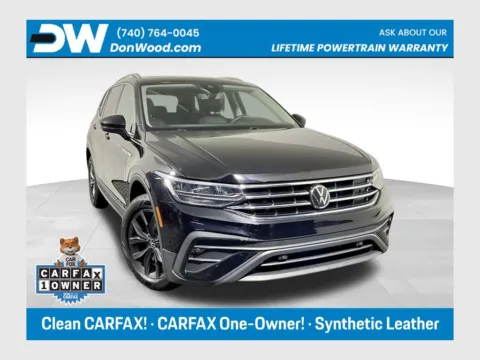 Black 2022 Volkswagen Tiguan 2.0T SE for sale in Athens, OH