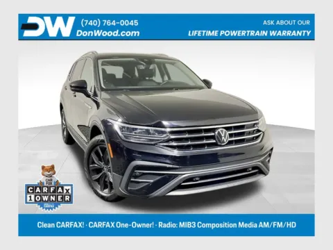 Black 2022 Volkswagen Tiguan 2.0T SE for sale in Athens, OH
