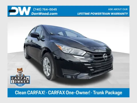 Black 2023 Nissan Versa 1.6 S for sale in Athens, OH